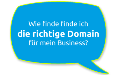 Die richtige Domain für dein Unternehmen